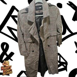 Fashion Nova Long Sleeve Blazer Patterned Size XS Pre Owned